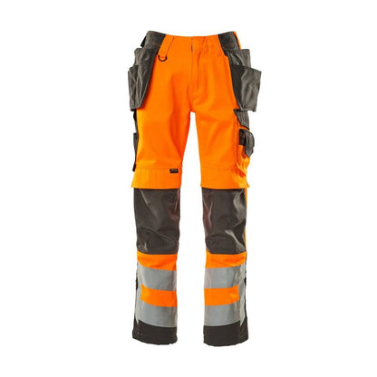 MASCOT® Wigan craftsman trousers, hi-vis orange/dark anthracite