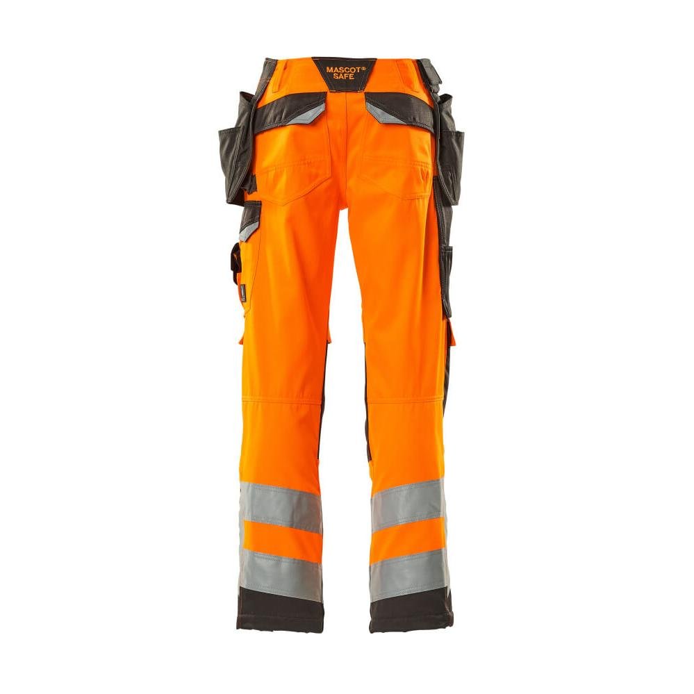 MASCOT® Wigan craftsman trousers, hi-vis orange/dark anthracite