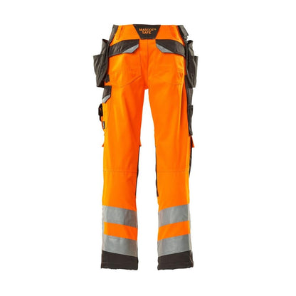 MASCOT® Wigan craftsman trousers, hi-vis orange/dark anthracite