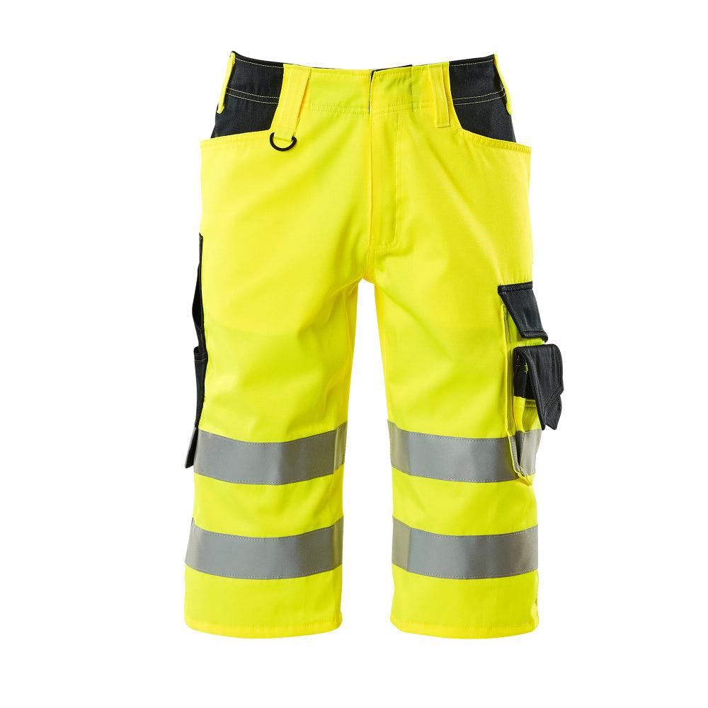 MASCOT® Luton Dreiviertel-Hose, hi-vis gelb/schwarzblau