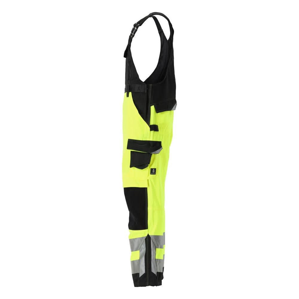 MASCOT® Newcastle Latzhose, hi-vis gelb/schwarz