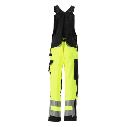 MASCOT® Newcastle Latzhose, hi-vis gelb/schwarz