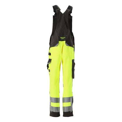 MASCOT® Newcastle Latzhose, hi-vis gelb/dunkelanthrazit