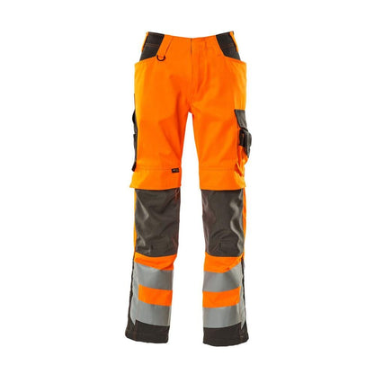 Pantaloni MASCOT® Kendal, arancione ad alta visibilità/antracite scuro