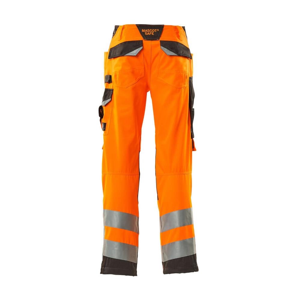 Pantaloni MASCOT® Kendal, arancione ad alta visibilità/antracite scuro