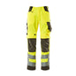 Pantaloni MASCOT® Kendal, giallo ad alta visibilità/antracite scuro