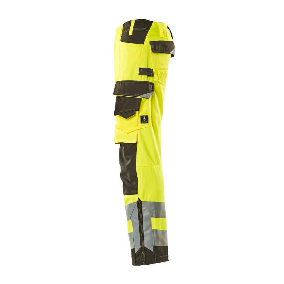 Pantaloni MASCOT® Kendal, giallo ad alta visibilità/antracite scuro