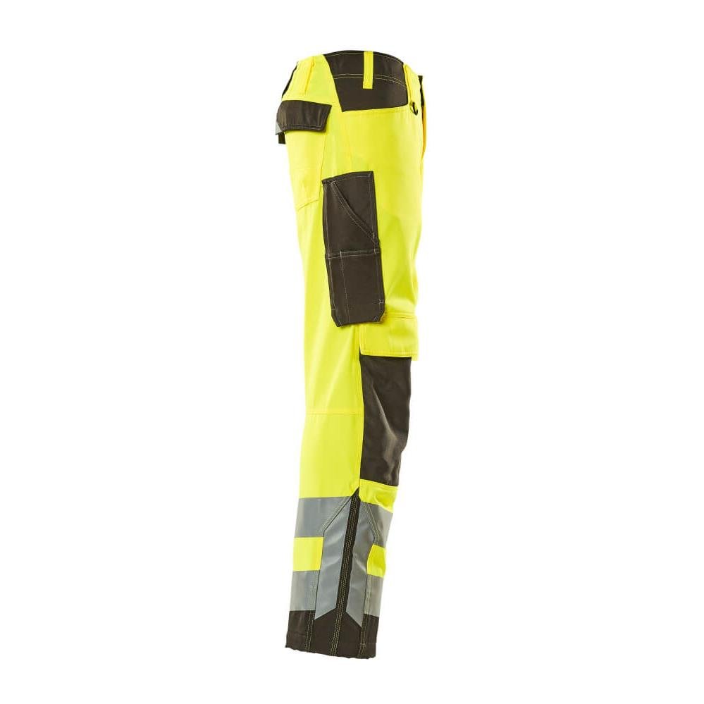 Pantaloni MASCOT® Kendal, giallo ad alta visibilità/antracite scuro