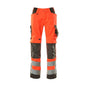 Pantaloni MASCOT® Kendal, rosso ad alta visibilità/antracite scuro