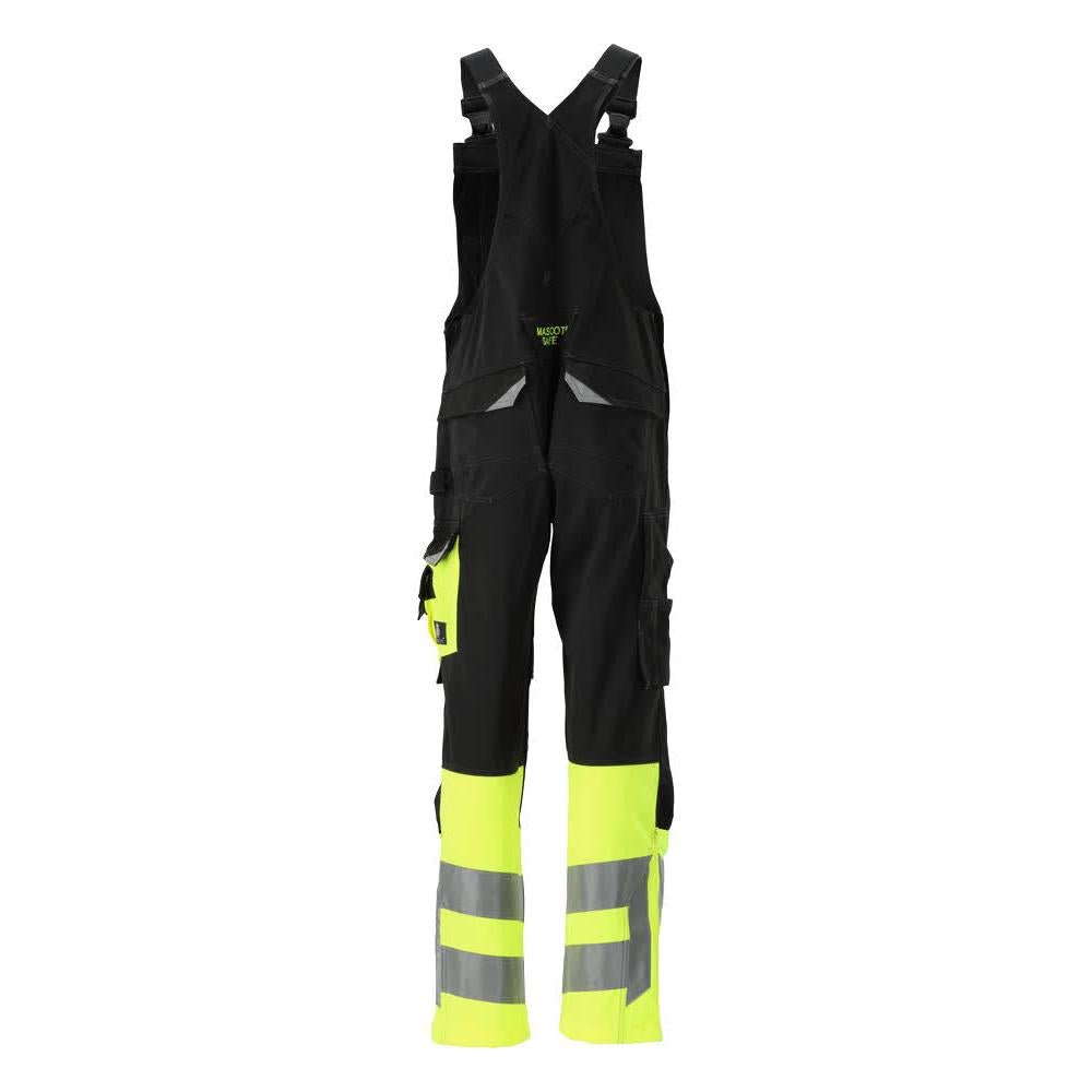 Salopette MASCOT® Sunderland, nera/giallo alta visibilità