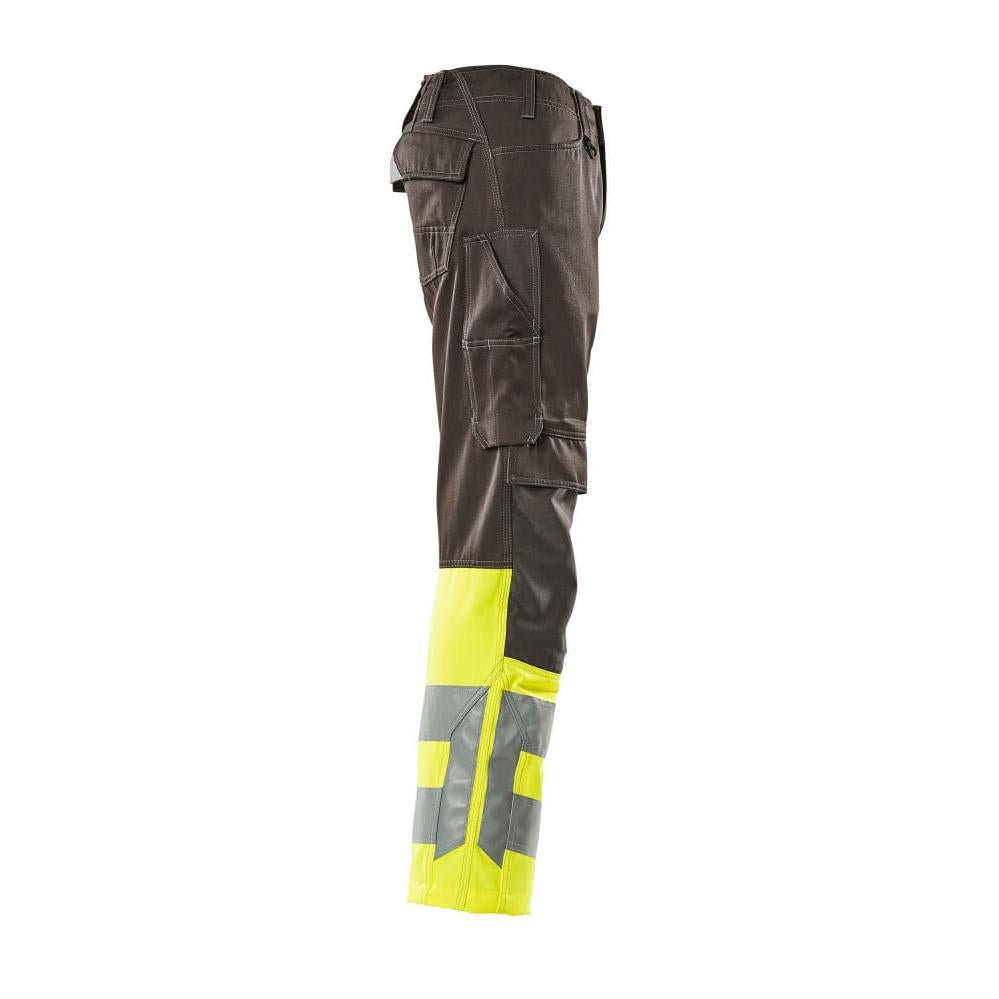 Pantaloni MASCOT® Leeds, antracite scuro/giallo alta visibilità