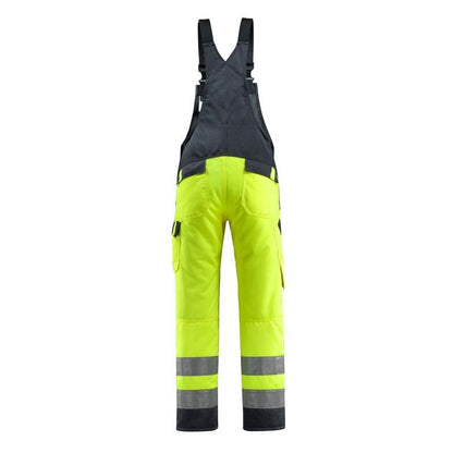 MASCOT® Gosford salopette, jaune haute visibilité/noir-bleu