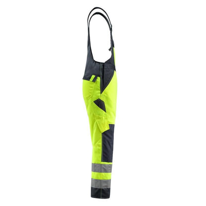 MASCOT® Gosford salopette, jaune haute visibilité/noir-bleu