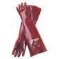 NITRAS PVC-Handschuhe, rot, EN 388 Baumwoll-Trikot | Packung (12 Paare)