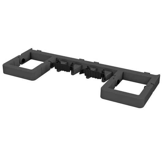 VERMOP doppia maniglia con portamanico, 53 x 19 x 5 cm