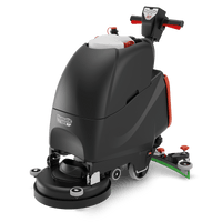 Lavasciuga pavimenti a batteria Numatic TTB3045NX-R/2 incl. Spazzola TenTec rossa e caricatore | Confezione (1 pezzo)