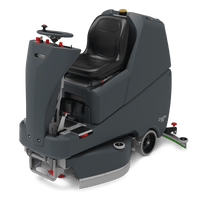 Numatic ride-on scrubber dryer TVL850/200T incl. charger and TenTec brushes red | Pack (1 piece)