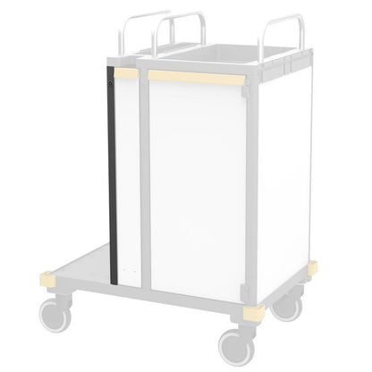 VERMOP Eckprofilleiste mit Schloss links, 74 x 4 x 2 cm