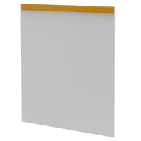 VERMOP back panel H+ Toolbox Platinum White, 738 x 48 cm