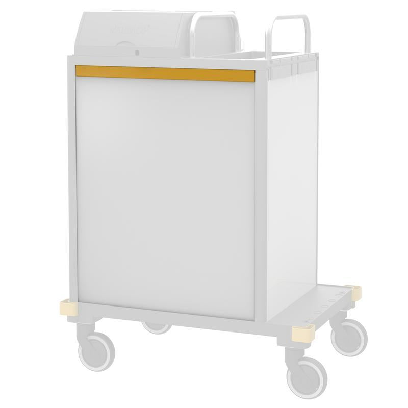 VERMOP parete posteriore H+ 10l box bianco platino 738 x 600 x 9 cm