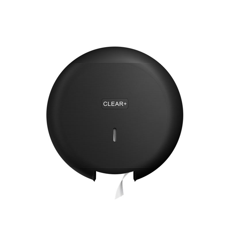 CLEAR+ EcoBlack Mini Jumbo Toilettenpapierspender
