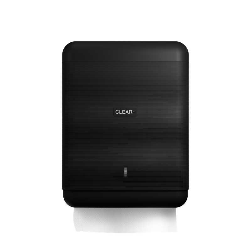 CLEAR+ EcoBlack Falthandtuchspender