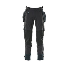 Hose mit Hängetaschen, Stretch Hose, schwarzblau