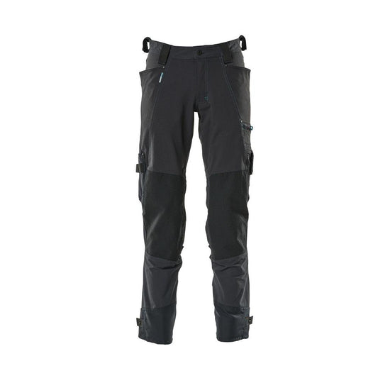 Hose mit Knietaschen aus Dyneema,Stretch Hose, schwarzblau