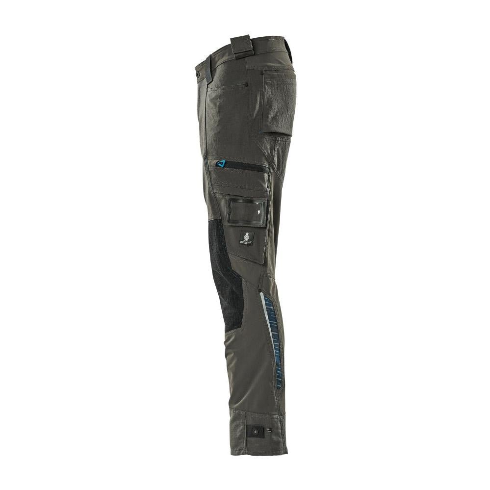 Hose mit Knietaschen aus Dyneema,Stretch Hose, dunkelanthrazit