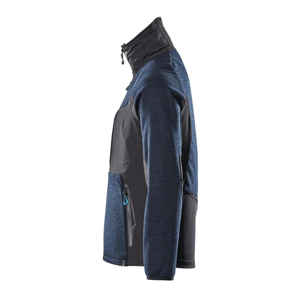 Giacca, in maglia, con cardigan in membrana