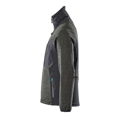 Giacca, in maglia, con cardigan in membrana