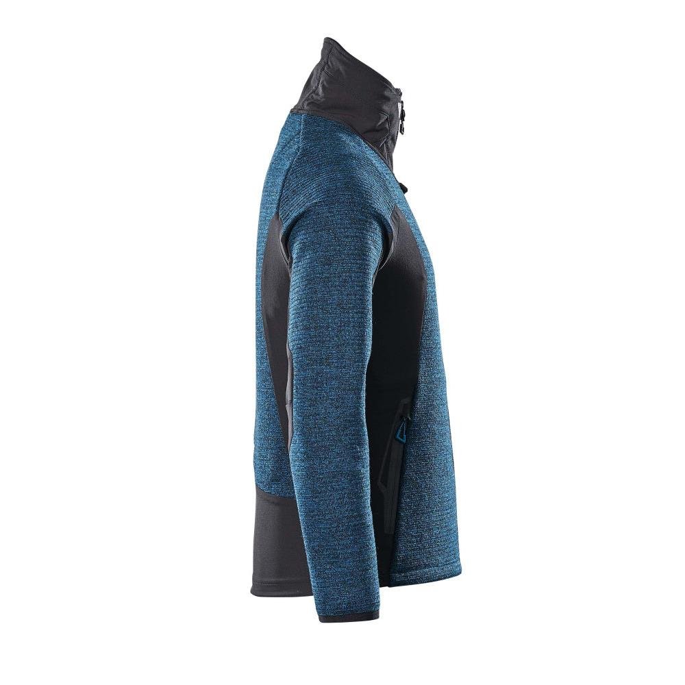 Giacca, in maglia, con cardigan in membrana