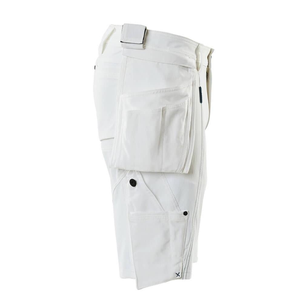 Shorts,abnehmbaren Hängetaschen,Stretch Handwerkershorts, weiss