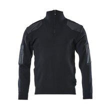 Pull tricoté avec renforts, pull tricoté en laine