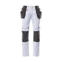 Hose mit Hängetaschen, geringes Gewicht Hose, weiss/dunkelanthrazit