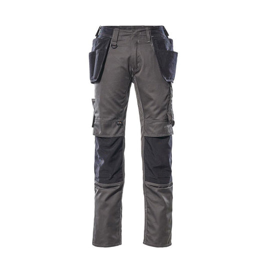 Pantaloni con tasche appese, pantaloni leggeri, antracite scuro/nero