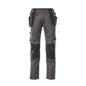 Pantalon avec poches suspendues, pantalon léger, anthracite foncé/noir