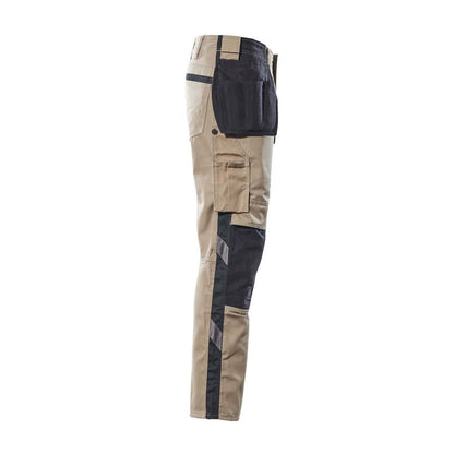 Hose mit Hängetaschen, geringes Gewicht Hose, hellkhaki/schwarz