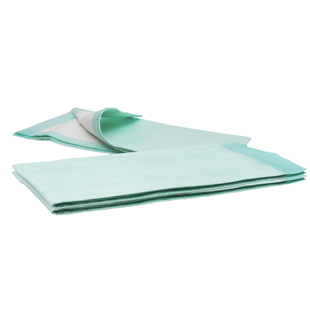 Tampone medico MaiMed 60x90 cm Cuscino extra non sterile in fiocchi di fluff 60x90 cm 2x25 pz/scatola verde | Scatola (50 pezzi)