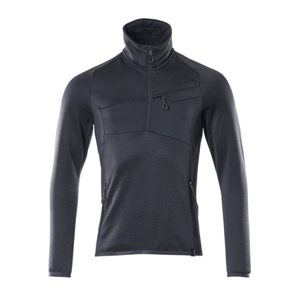 Pull polaire avec veste courte zippée en micropolaire