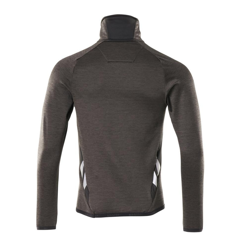 Pull polaire avec veste courte zippée en micropolaire