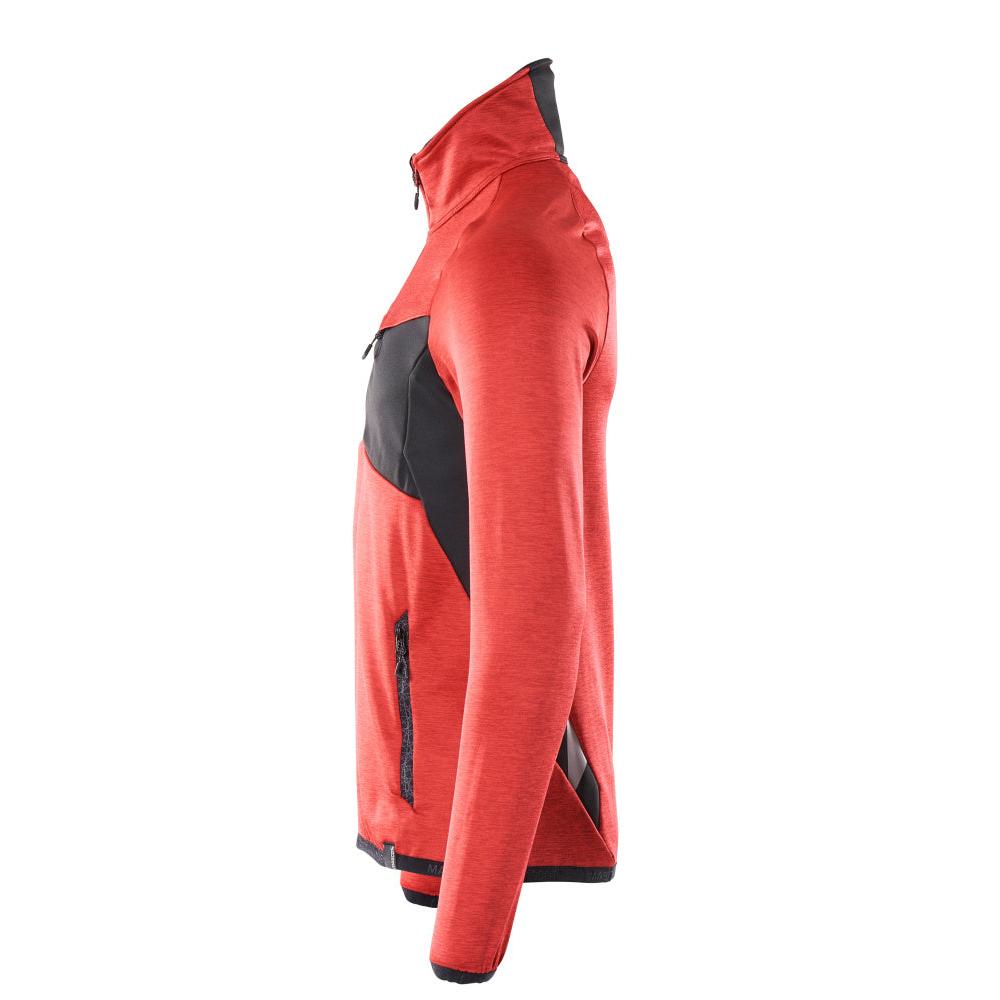 Pull polaire avec veste courte zippée en micropolaire