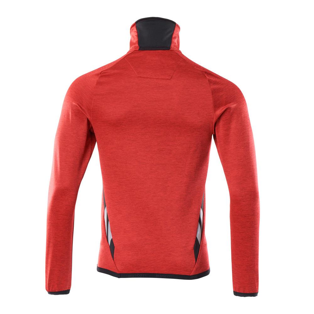 Pull polaire avec veste courte zippée en micropolaire