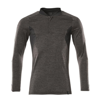 Polo-Shirt mit COOLMAX® PRO, Langarm Polo-shirt