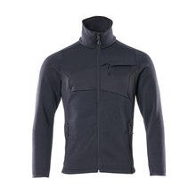 Knitted sweater with zipper cardigan