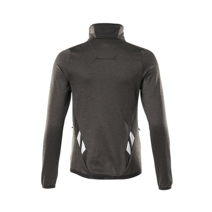 Fleece pullover with zip, women's microfleece jacket