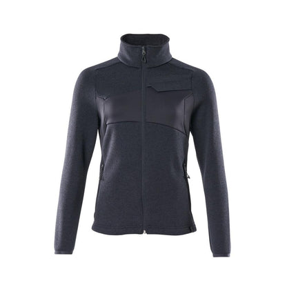 Maglione lavorato a maglia con cerniera, cardigan da donna