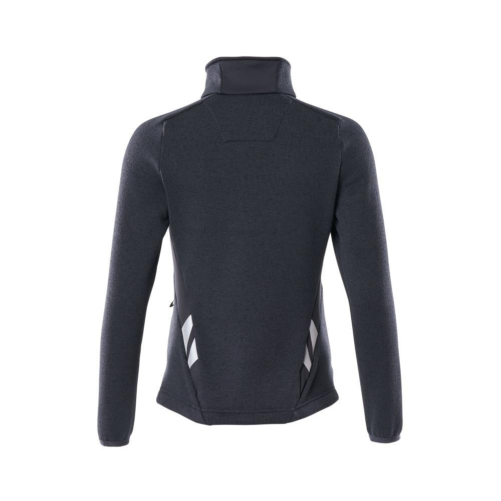 Maglione lavorato a maglia con cerniera, cardigan da donna