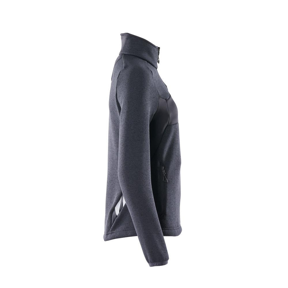 Maglione lavorato a maglia con cerniera, cardigan da donna