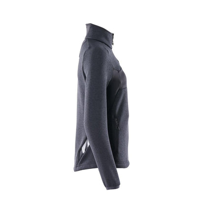 Maglione lavorato a maglia con cerniera, cardigan da donna